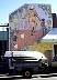 Wandgemaelde und Boot, Alice Springs. -  Alle Australien Fotos: Laurenz Bobke. 